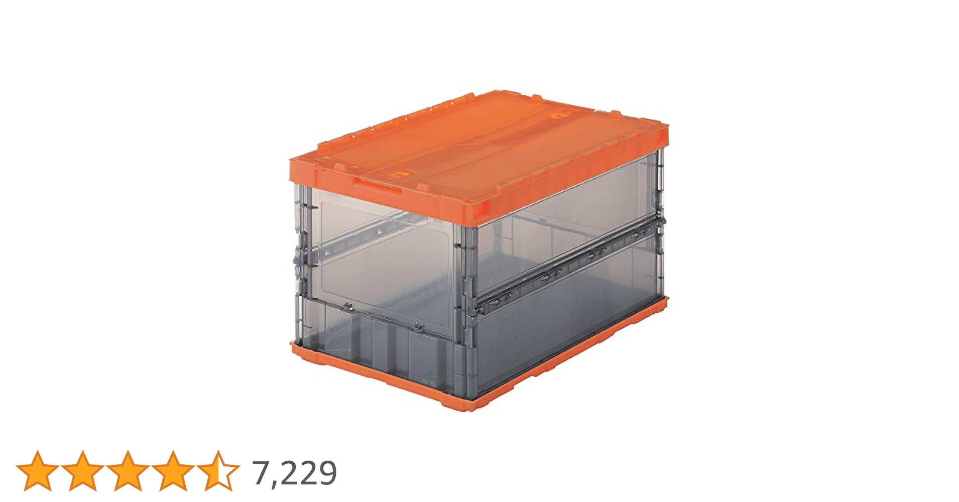 Amazon.co.jp: トラスコ中山(TRUSCO) 薄型折りたたみコンテナ